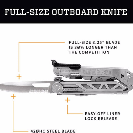 GERBER Center Drive PLUS Leather Sheath, Box