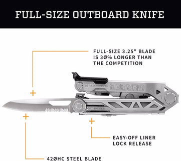 GERBER Center Drive PLUS Leather Sheath, Box