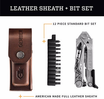 GERBER Center Drive PLUS Leather Sheath, Box
