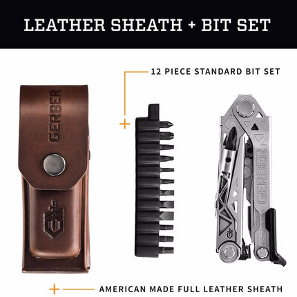 GERBER Center Drive PLUS Leather Sheath, Box