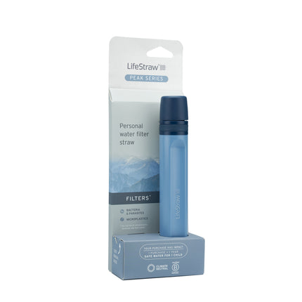 LifeStraw Peak Series Personal Water Filter Straw Mountain Blue