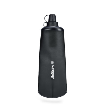 LifeStraw Peak Series Collapsible Squeeze Bottle 1L Dark Gray