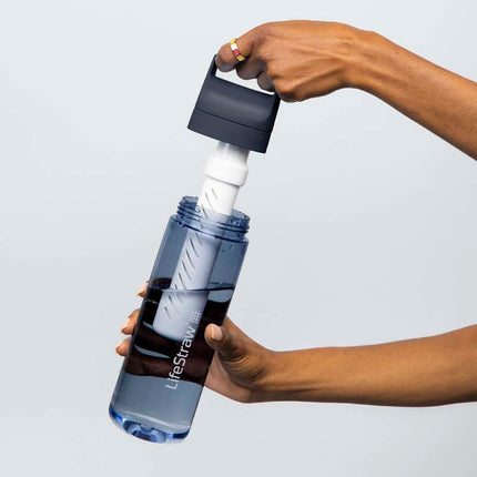 LifeStraw Go 2.0 Water Filter Bottle - 650 ml - Aegean Sea Blue
