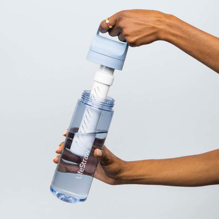 LifeStraw Go 2.0 Water Filter Bottle - 650 ml -  Icelandic Blue