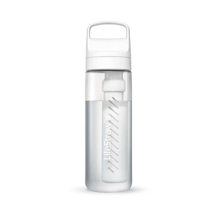 LifeStraw Go 2.0 Water Filter Bottle - 650 ml -  White Clear