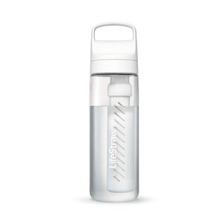 LifeStraw Go 2.0 Water Filter Bottle - 650 ml -  White Clear