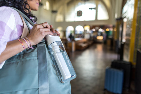 LifeStraw Go 2.0 Water Filter Bottle - 650 ml -  White Clear
