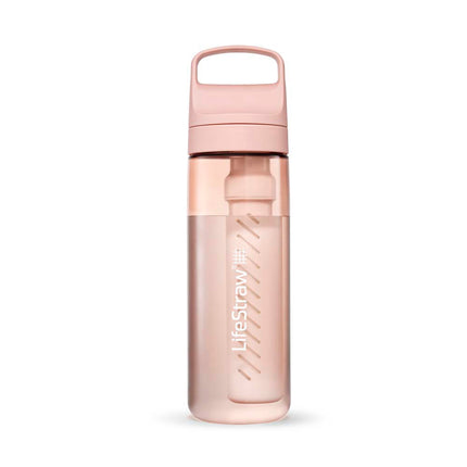 LifeStraw Go 2.0 Water Filter Bottle - 650 ml - Cherry Blossom Pink