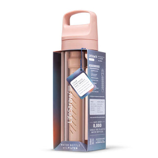 LifeStraw Go 2.0 Water Filter Bottle - 650 ml - Cherry Blossom Pink