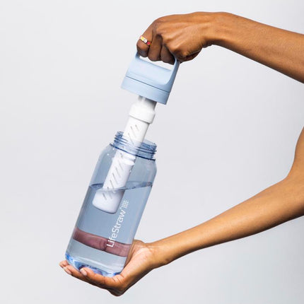 LifeStraw Go 2.0 Water Filter Bottle -  1L - Icelandic Blue