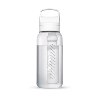 LifeStraw Go 2.0 Water Filter Bottle -  1L - Clear