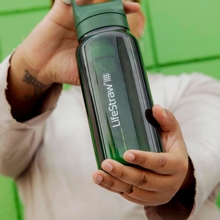 LifeStraw Go 2.0 Water Filter Bottle - 1L -Terrace Green