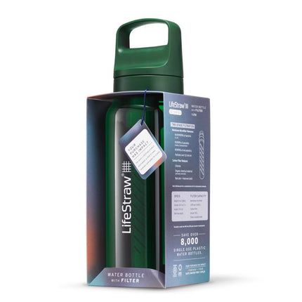 LifeStraw Go 2.0 Water Filter Bottle - 1L -Terrace Green