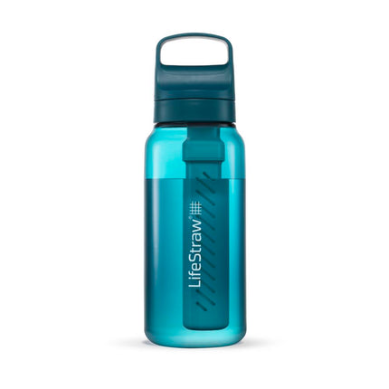 LifeStraw Go 2.0 Water Filter Bottle - 1L- Laguna Teal
