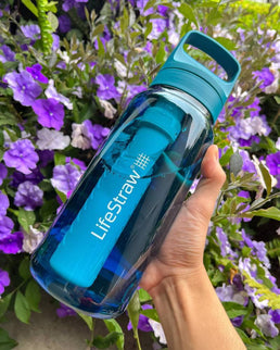 LifeStraw Go 2.0 Water Filter Bottle - 1L- Laguna Teal