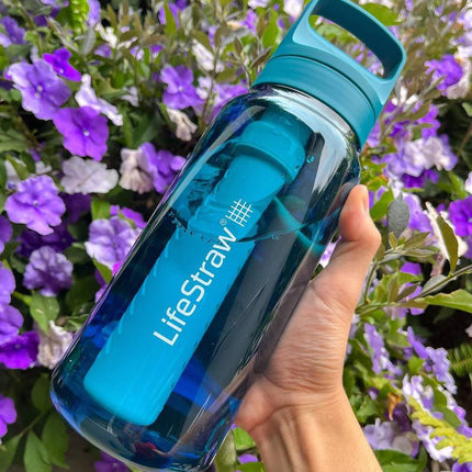 LifeStraw Go 2.0 Water Filter Bottle - 1L- Laguna Teal