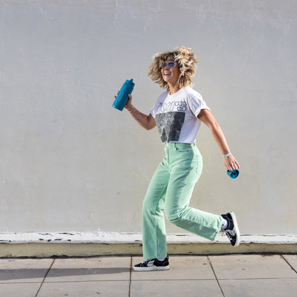 LifeStraw Go 2.0 Stainless Steel Water Filter Bottle - 700 ml - Laguna Teal