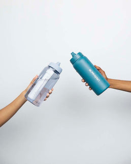 LifeStraw Go 2.0 Stainless Steel Water Filter Bottle - 1L - Laguna Teal-