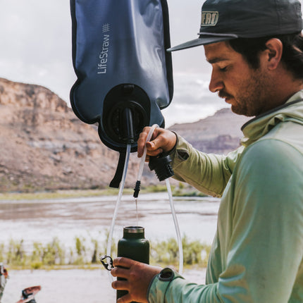 LifeStraw Peak Series Gravity Water Purifier System  8L - Blue