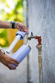 LifeStraw Go 2.0 Stainless Steel Water Filter Bottle - 500 ml - Provence Purple