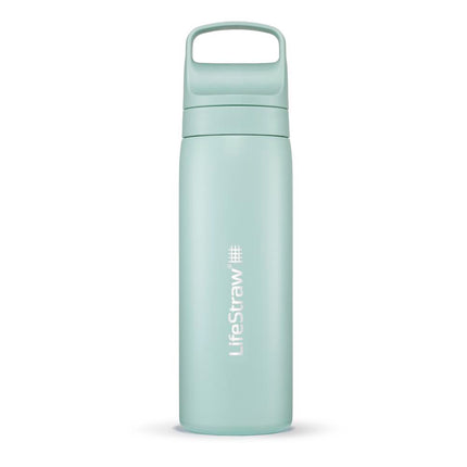 LifeStraw Go 2.0 Stainless Steel Water Filter Bottle - 500 ml - Seafoam