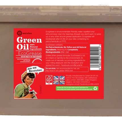 Green Oil Ecogrease 5 liter - Lagervet