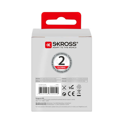 SKROSS Reisstekker Europa naar USA