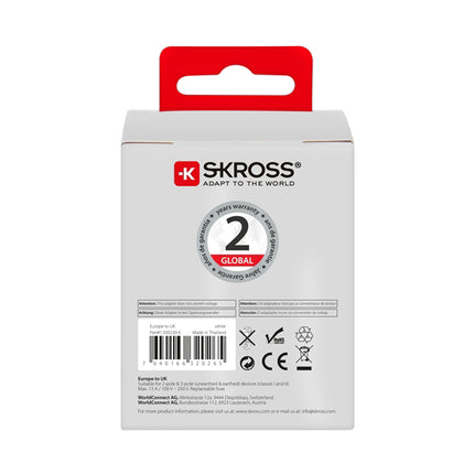 SKROSS Reisstekker Europa naar UK