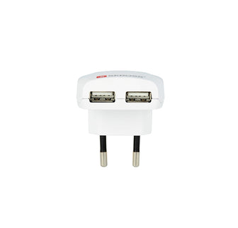 SKROSS Reisstekker Euro USB charger