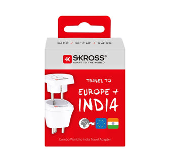 SKROSS Reisstekker Combo Wereld naar India