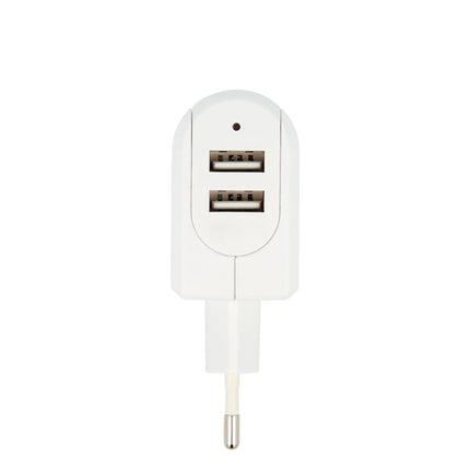 SKROSS Reisstekker Europa 2x USB (Side Connection)