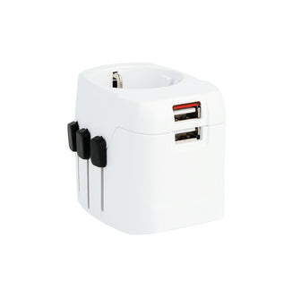 SKROSS Reisstekker Pro Light USB Europa naar Wereld