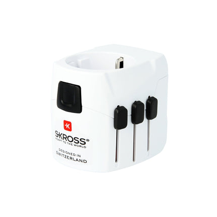 SKROSS Reisstekker Pro Light USB Europa naar Wereld