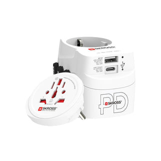 SKROSS PRO LIGHT WORLD 1 USB+ 1 TYPE C  PD 30 WATTS RIGID BOX 2022