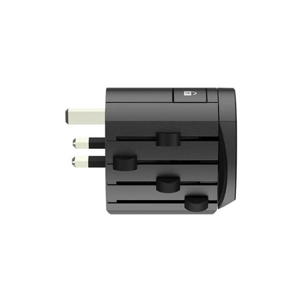 Skross ALPHA  World Travel Adapter with Ground Plugs 7.0 AMP - Reisstekker