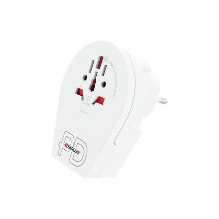 Skross WORLD TO EUROPE USB  C 20 WATTS PD  - Reisstekker