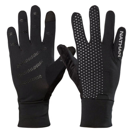 Nathan HyperNight Reflective Gloves Black/Geo Print XS
