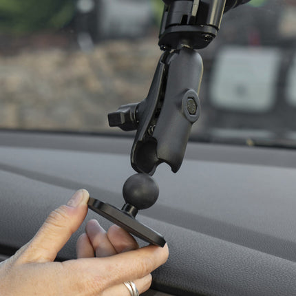 Peak Design - Mobile Car Mount 1" Ball Charging Adapter - Black