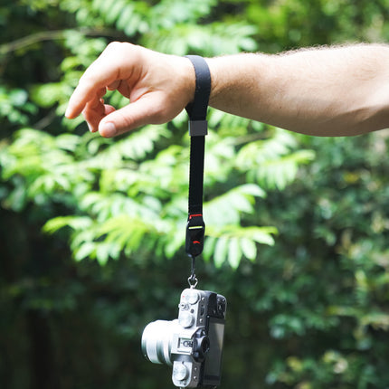 Peak Design - Cuff® - Black Quick-connecting camera wrist strap.