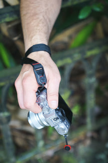 Peak Design - Cuff® - Black Quick-connecting camera wrist strap.