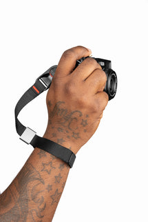 Peak Design - Cuff® - Black Quick-connecting camera wrist strap.