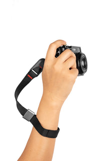 Peak Design - Cuff® - Black Quick-connecting camera wrist strap.