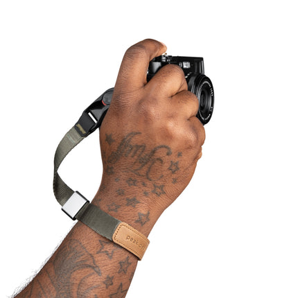 Peak Design - Cuff®- Sage Quick-connecting camera wrist strap.