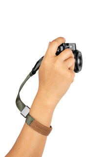 Peak Design - Cuff®- Sage Quick-connecting camera wrist strap.