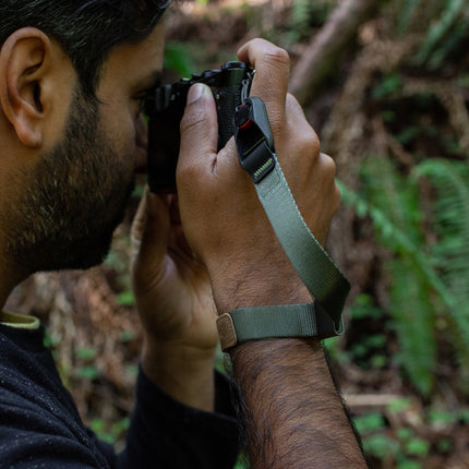 Peak Design - Cuff®- Sage Quick-connecting camera wrist strap.