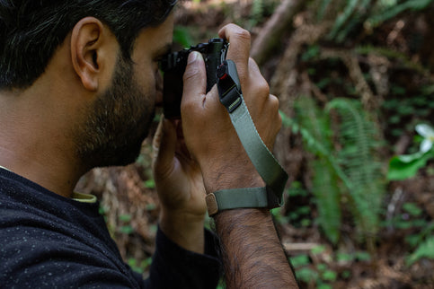 Peak Design - Cuff®- Sage Quick-connecting camera wrist strap.