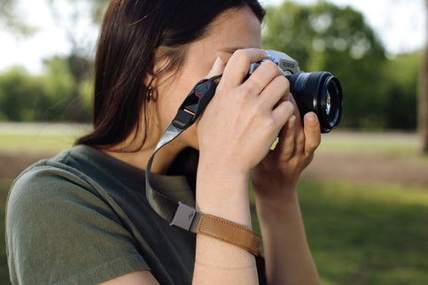 Peak Design - Cuff®- Sage Quick-connecting camera wrist strap.