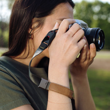 Peak Design - Cuff®- Sage Quick-connecting camera wrist strap.