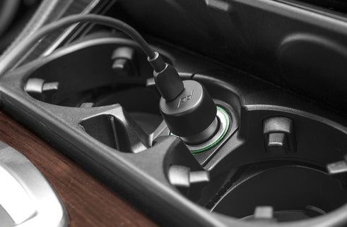 Peak Design -  Mobile Car Mount 1" Ball Adapter: Charging v2 Black