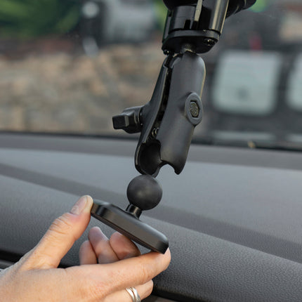 Peak Design -  Mobile Car Mount 1" Ball Adapter: Charging v2 - Black